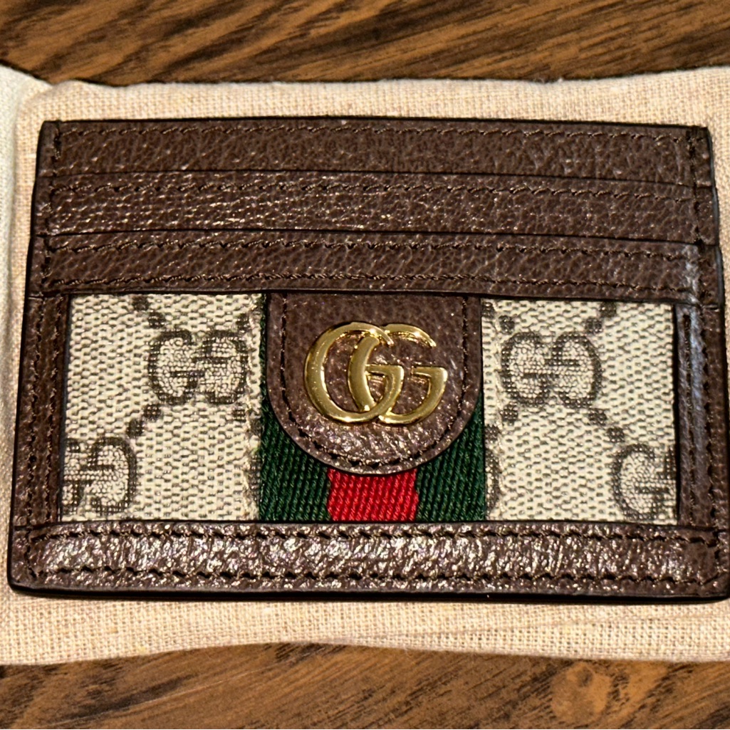 Gucci Ophidia Card Case New In Box